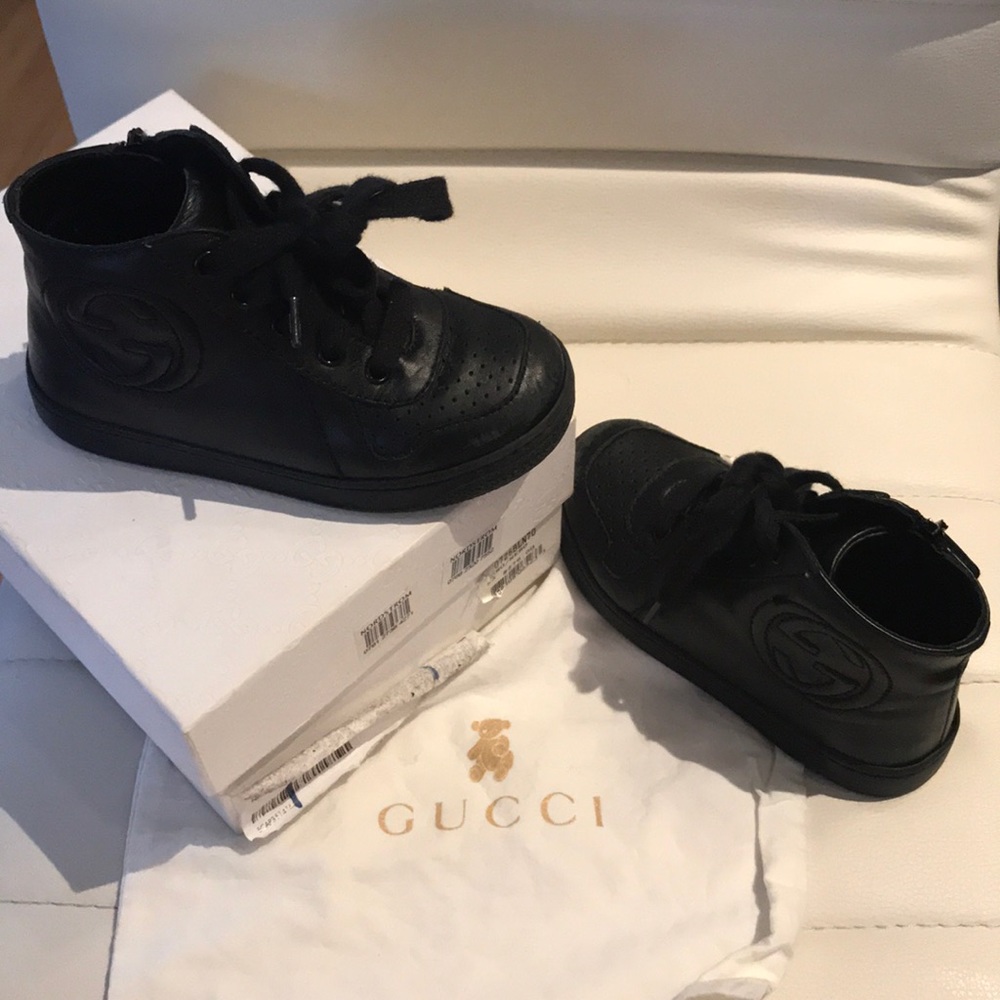 Gucci Toddler Boy High Top Sneakers